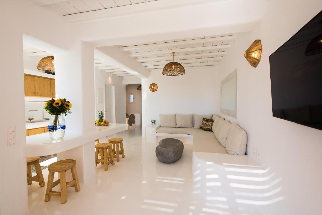 Villa Costa By Whitelist Mykonos Ftelia  エクステリア 写真