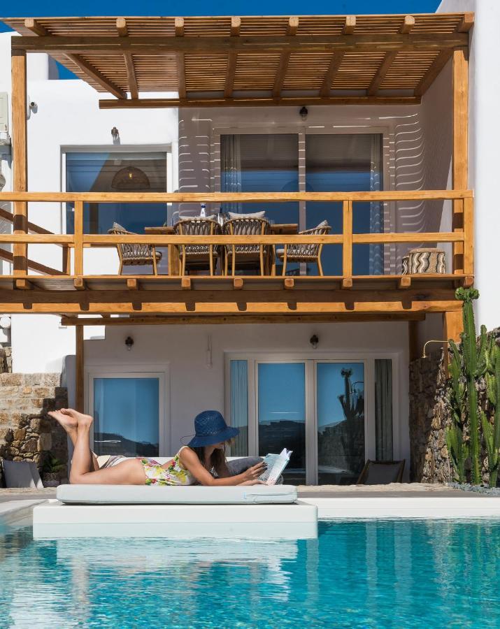 Villa Costa By Whitelist Mykonos Ftelia  エクステリア 写真
